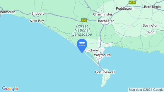 Chesil Beach Tide Location Pin on Map