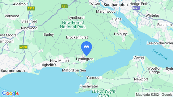 LYMINGTON Tide Location Pin on Map