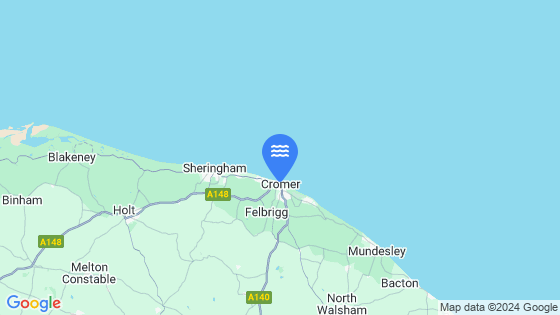 Cromer Tide Location Pin on Map