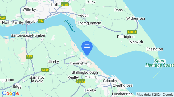 IMMINGHAM Tide Location Pin on Map