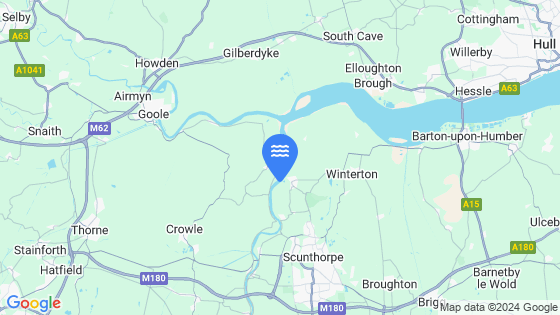 Burton Stather Tide Location Pin on Map