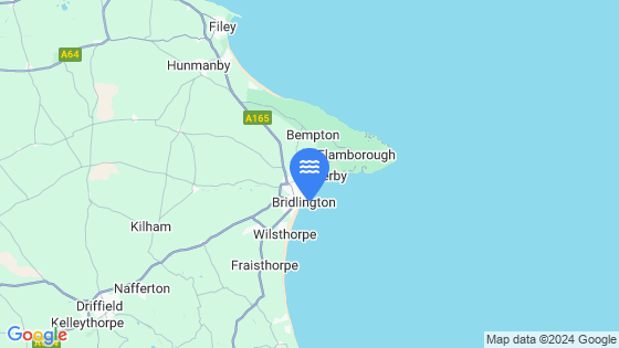 Bridlington Tide Location Pin on Map