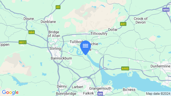 Alloa Tide Location Pin on Map