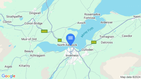 Inverness Tide Location Pin on Map