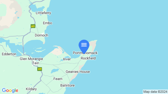 Portmahomack Tide Location Pin on Map