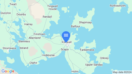 KIRKWALL Tide Location Pin on Map