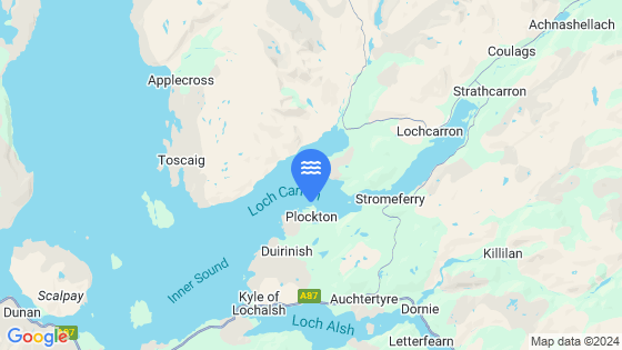 Plockton Tide Location Pin on Map