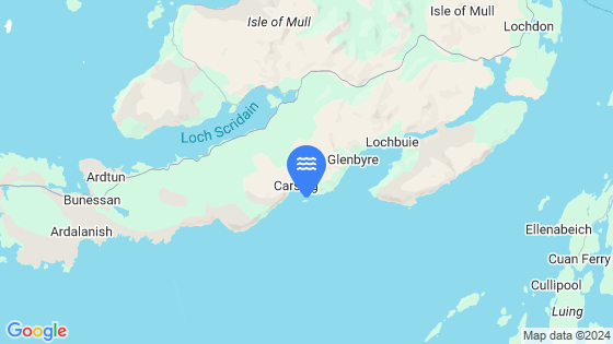Carsaig Bay (Mull) Tide Location Pin on Map