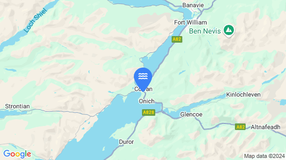 Corran Tide Location Pin on Map