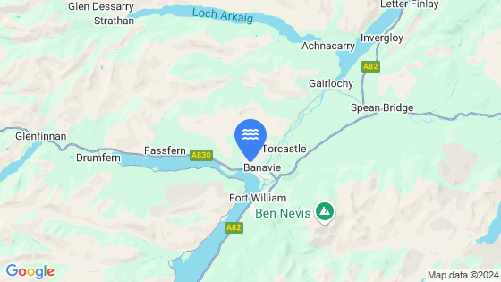 Corpach Tide Location Pin on Map