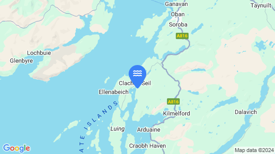 Seil Sound Tide Location Pin on Map