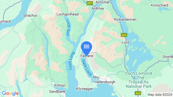 Faslane Tide Location Pin on Map