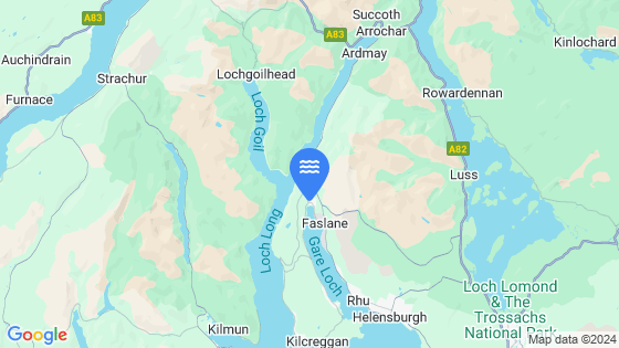 Garelochhead Tide Location Pin on Map