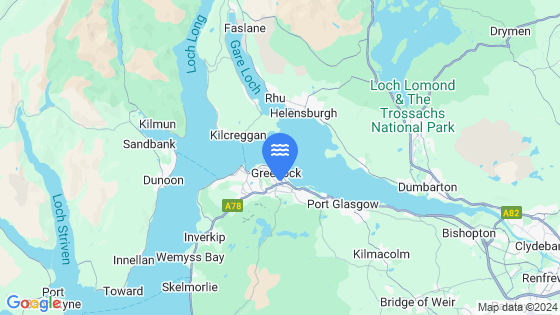 GREENOCK Tide Location Pin on Map