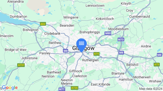 GLASGOW Tide Location Pin on Map