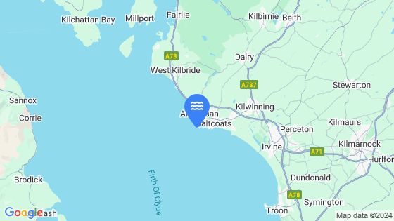 Ardrossan Tide Location Pin on Map