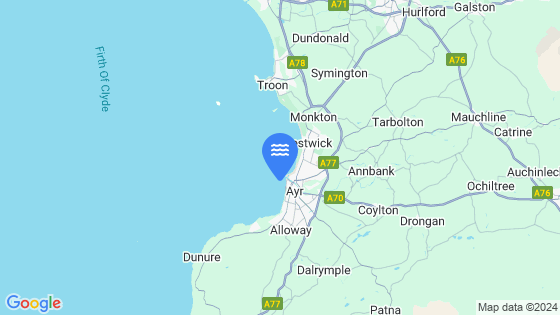 Ayr Tide Location Pin on Map