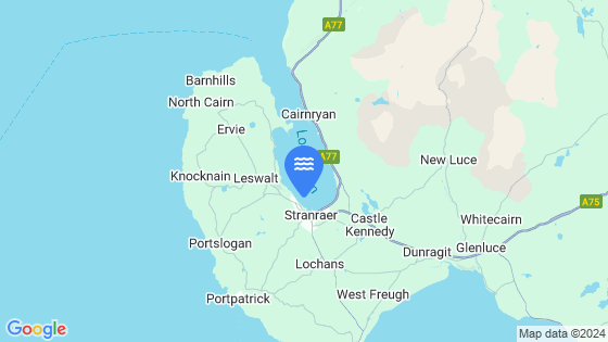 STRANRAER Tide Location Pin on Map