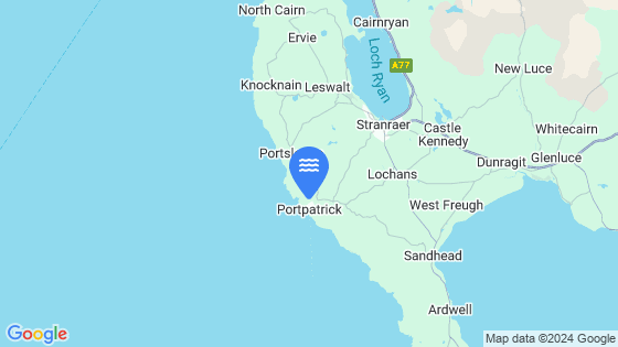 Portpatrick Tide Location Pin on Map