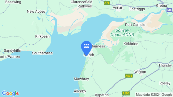 Silloth Tide Location Pin on Map