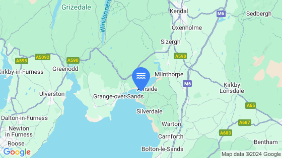 Arnside Tide Location Pin on Map
