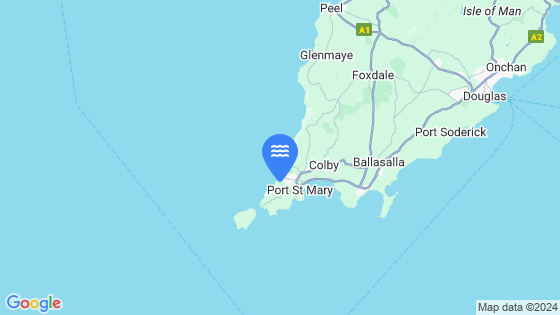 Port Erin Tide Location Pin on Map