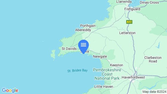 Solva Tide Location Pin on Map