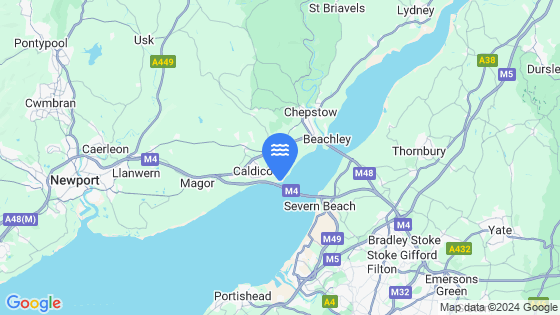 Sudbrook Tide Location Pin on Map