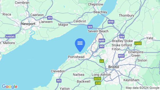 Portishead Tide Location Pin on Map