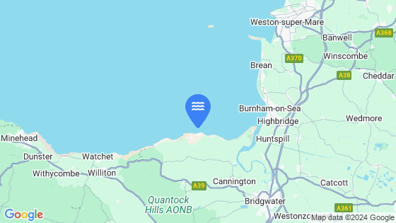 Hinkley Point Tide Location Pin on Map