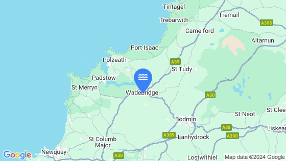 Wadebridge Tide Location Pin on Map