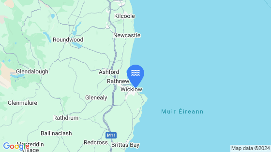 Wicklow Tide Location Pin on Map