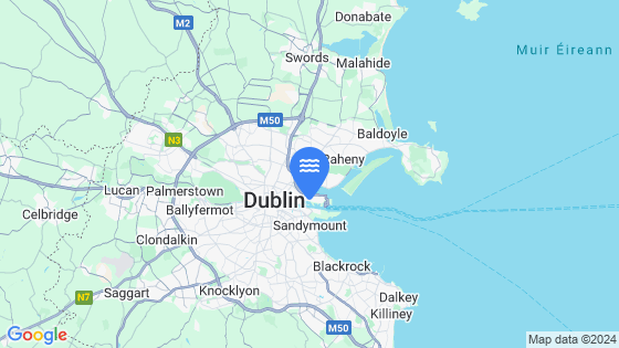 DUBLIN (NORTH WALL) Tide Location Pin on Map