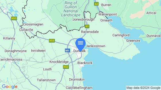 Dundalk Tide Location Pin on Map