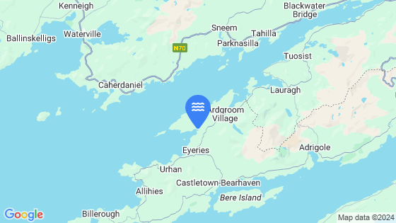 Ballycrovane Harbour Tide Location Pin on Map