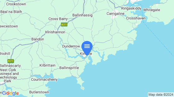 Kinsale Tide Location Pin on Map