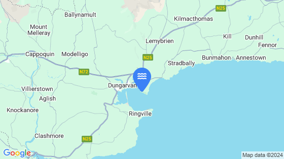 Dungarvan Harbour Tide Location Pin on Map