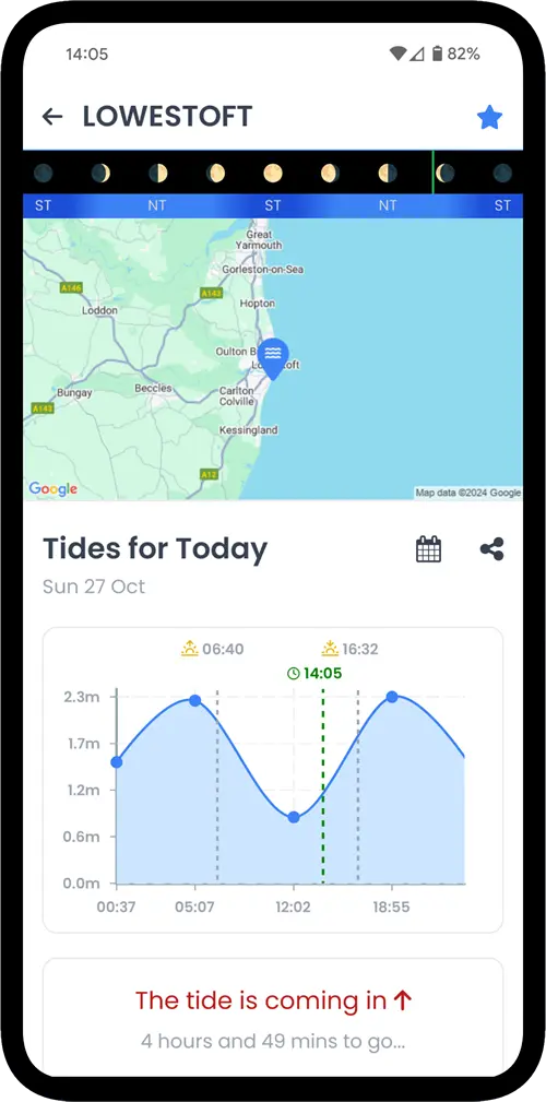 Just Tides Mobile Screenshot